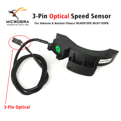 Original 3-pin Treadmill Speed Sensor Johnson Horizon Fitness Running Pedometer MLH0910PE MLH1109PB Optical Sensor