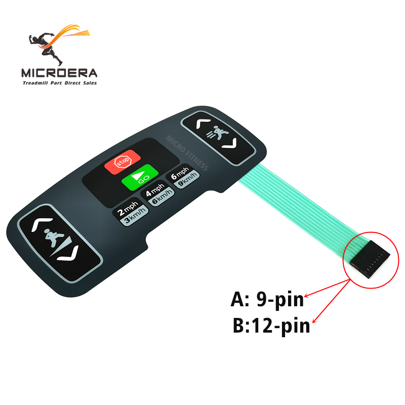 Quick Start Stop Button keyboard for Life fitness 95TE A95T S3 Treadmill Console panel Membrane switch Tredamill button Parts