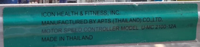 MC2100-12A 408938 241697 195882 Treadmill Motor Control Proform NordicTrack Circuit Board Controller