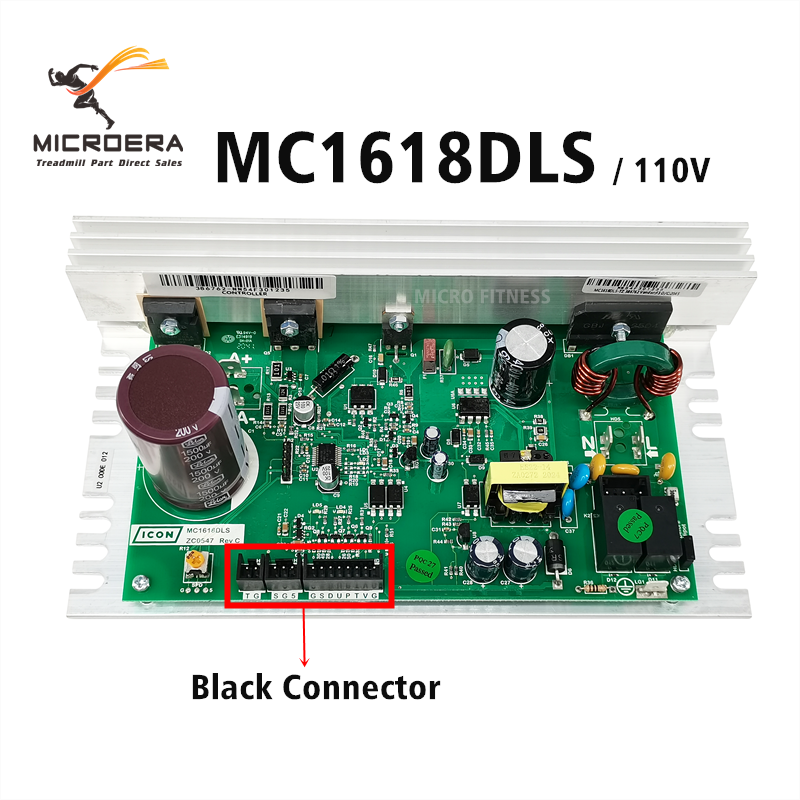 Nordic Track 6.5 MC1618DLS-JST ZE0822 406075 WHITE SOCKETS Treadmill Control Board Controller