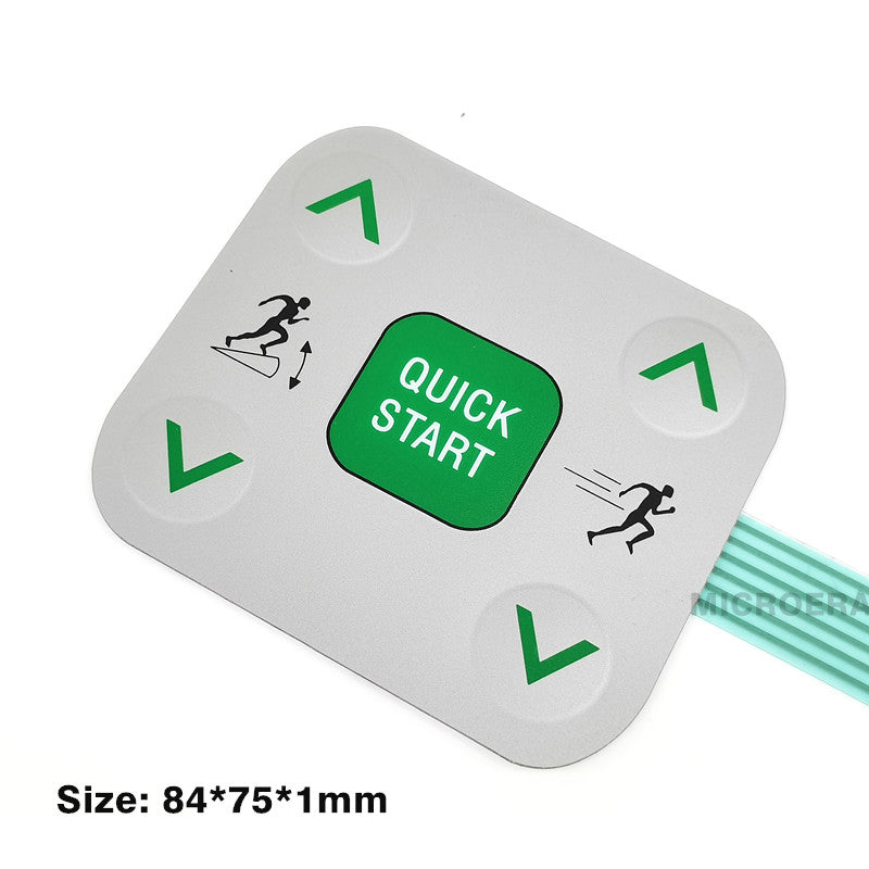 PRECOR C932 C932i C954 C954i 932 932i 954 954i 956i 966i Treadmill Quick start stop Button Keypad keyboard Console panel Membrane Switch