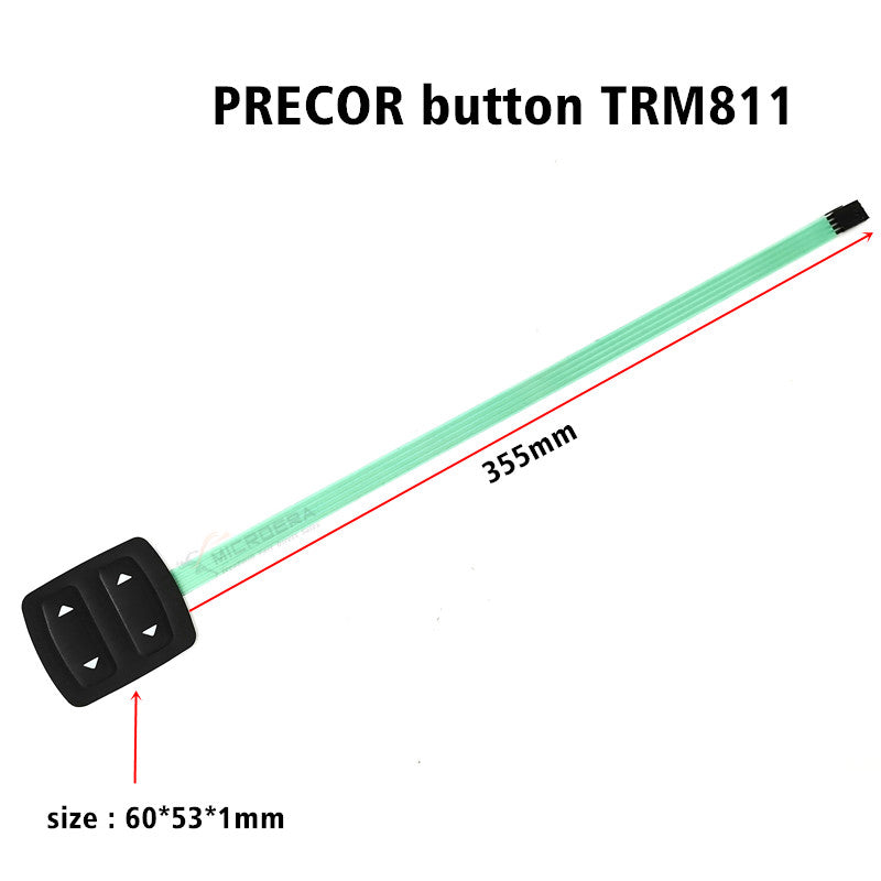 PRECOR TRM811 TRM832 TRM833 TRM885 Treadmill Elliptical machine Quick start stop Button Keypad keyboard Console panel Membrane Switch