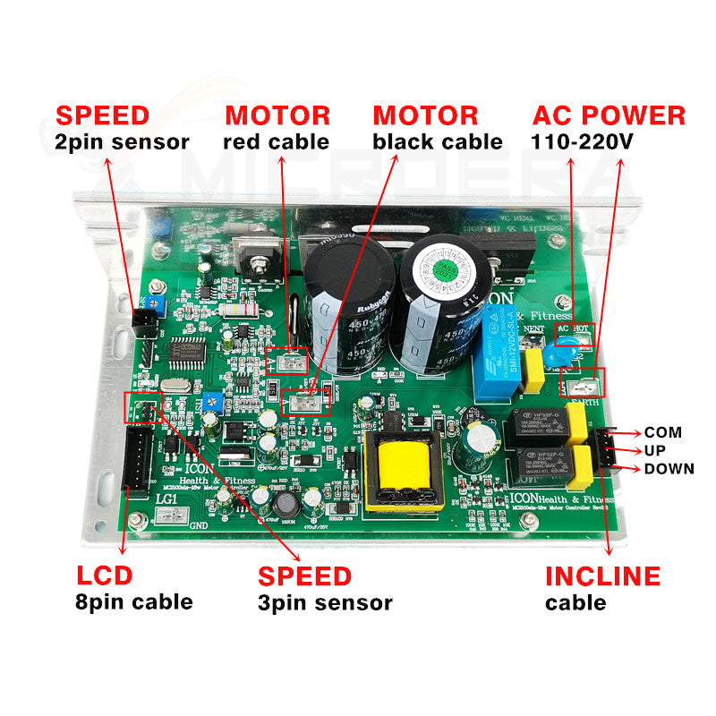 PROFORM NordicTrack Treadmill Motor Controller Control Board MC2100ELS 18W 2y ZY 