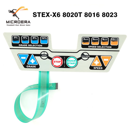 STEX-X6 8020T 8016 8023 Treadmill Button Keypad keyboard Console panel Quick start stop Button